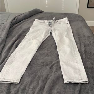White washed jeans